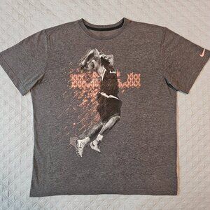 Nike Dri-Fit Men's Shirt NBA Basketball LeBron James Witness 2012 Size XL